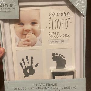 Baby first prints frame